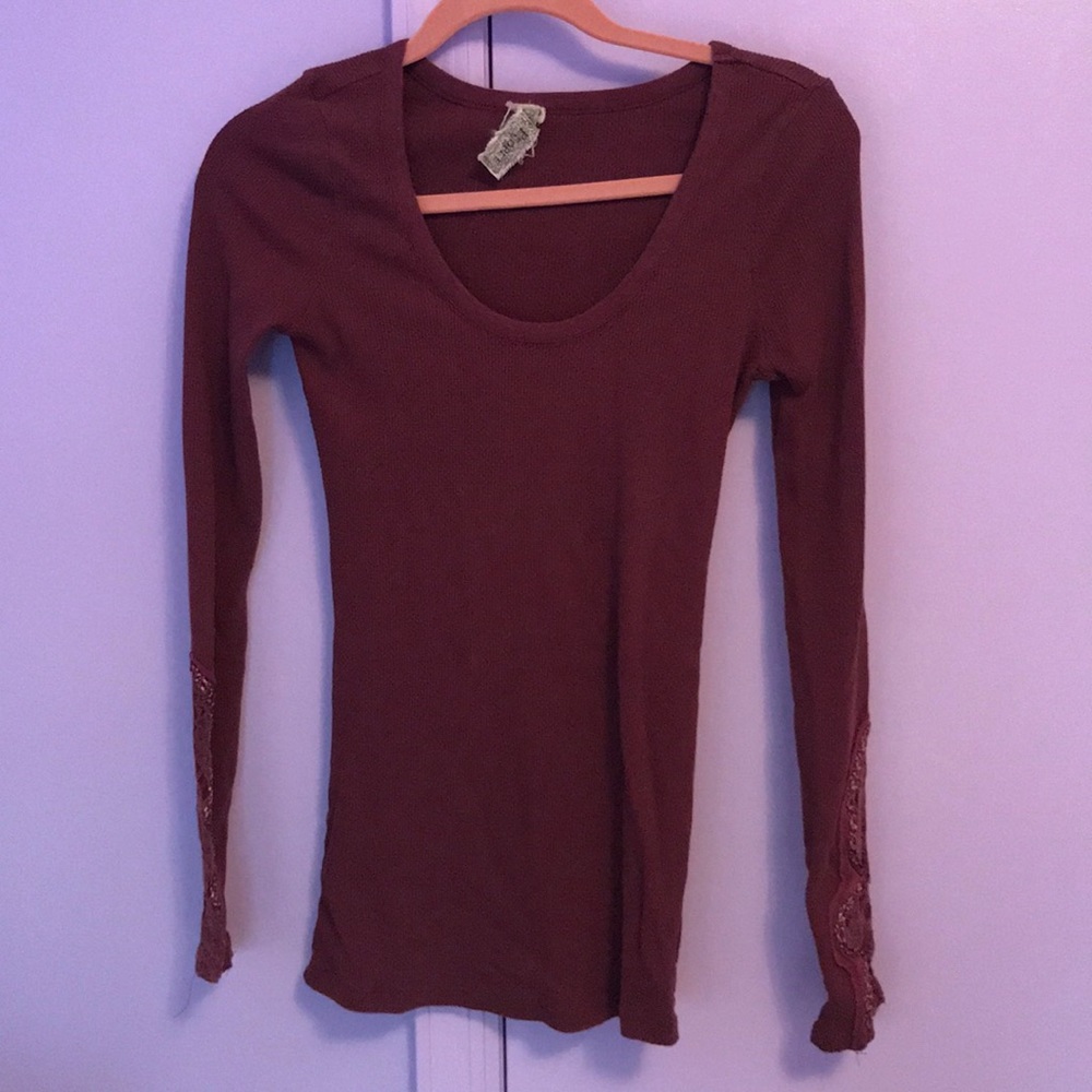 Free people long sleeve shirt